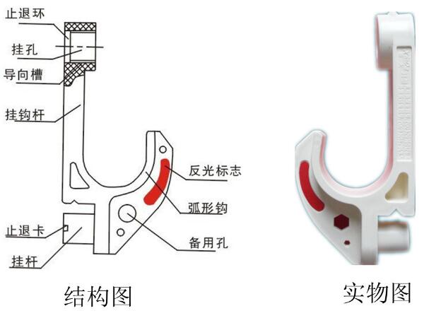 礦用電纜掛鉤結(jié)構(gòu)圖